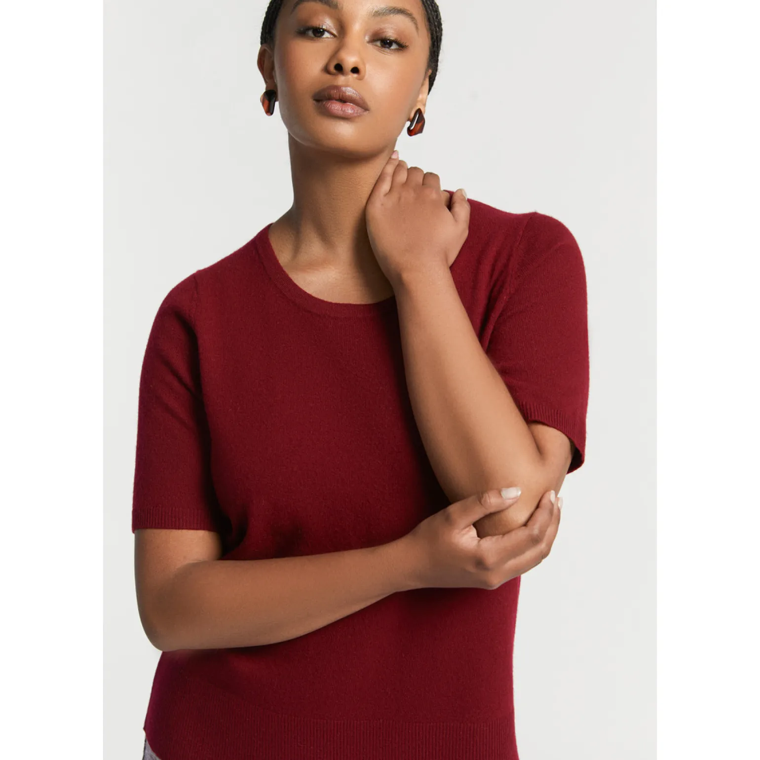 Pull met korte mouwen