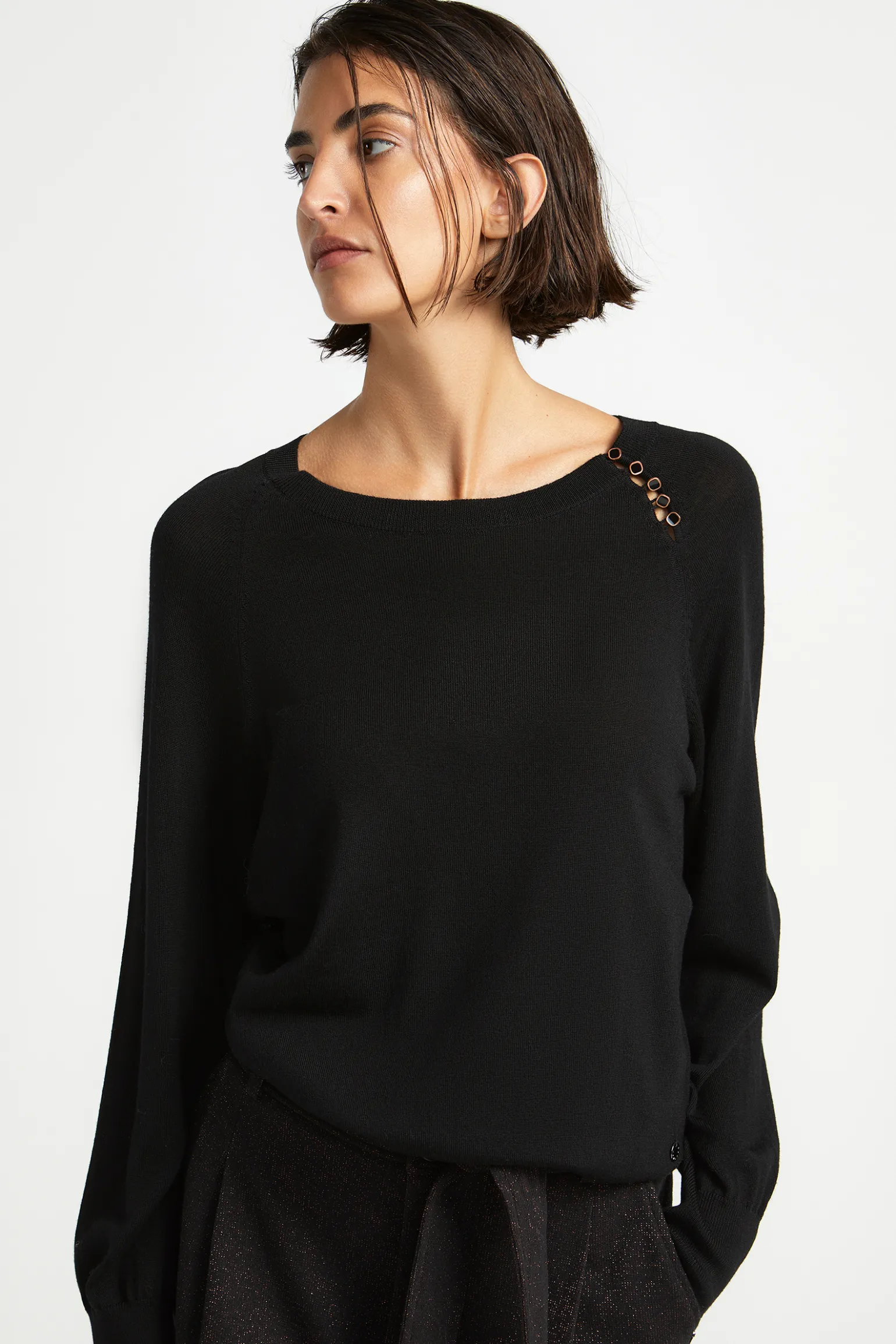 Pull met raglanmouwen