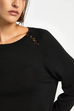 Pull met raglanmouwen