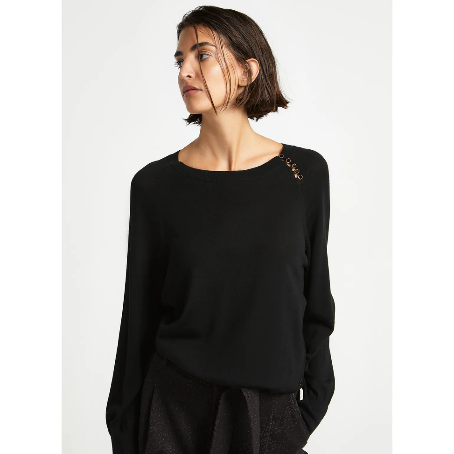 Pull met raglanmouwen