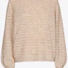 Pull met subtiele pailletten