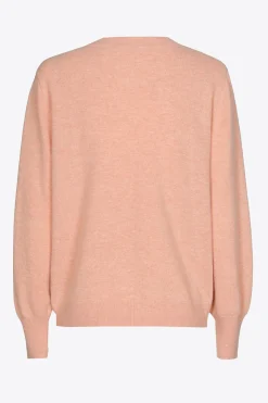Pull met twist aan de hals