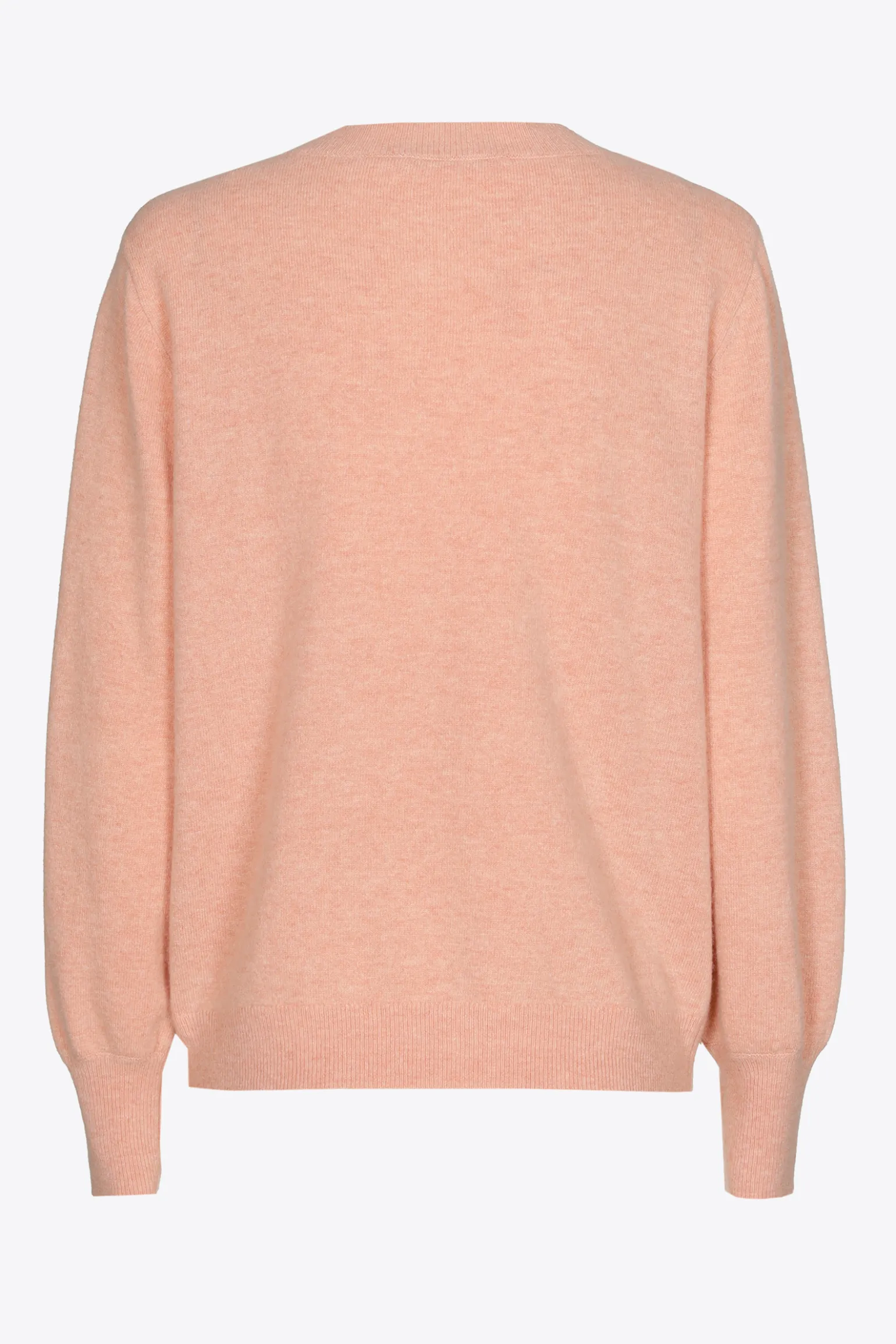Pull met twist aan de hals