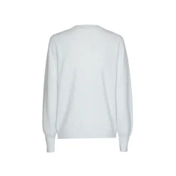 Pull met twist aan de hals