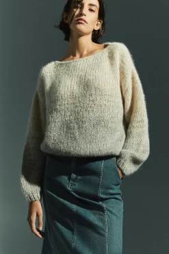 Pull van mohair en alpacawol