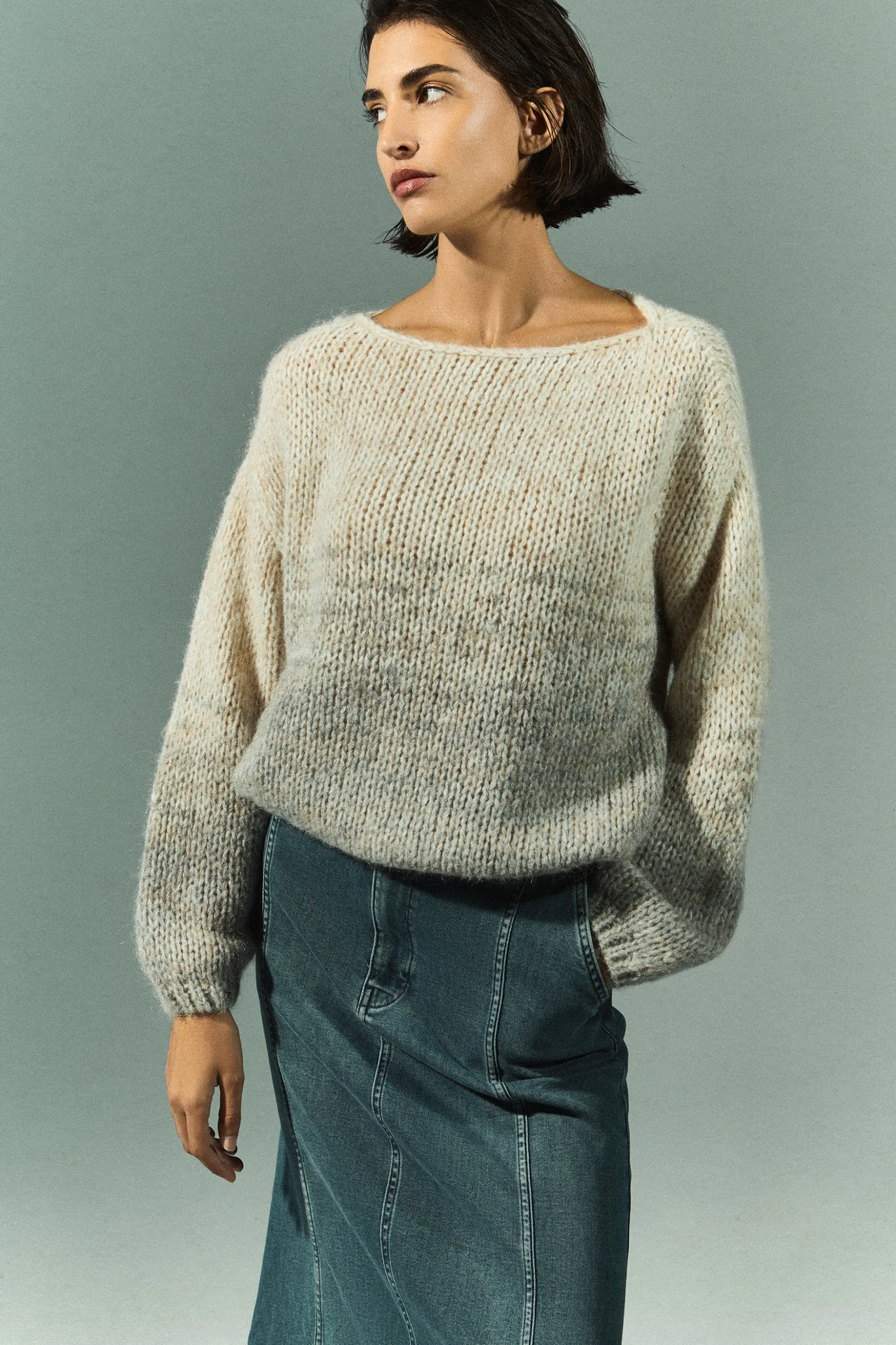 Pull van mohair en alpacawol