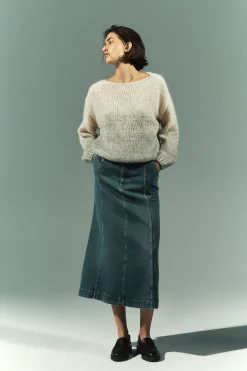 Pull van mohair en alpacawol