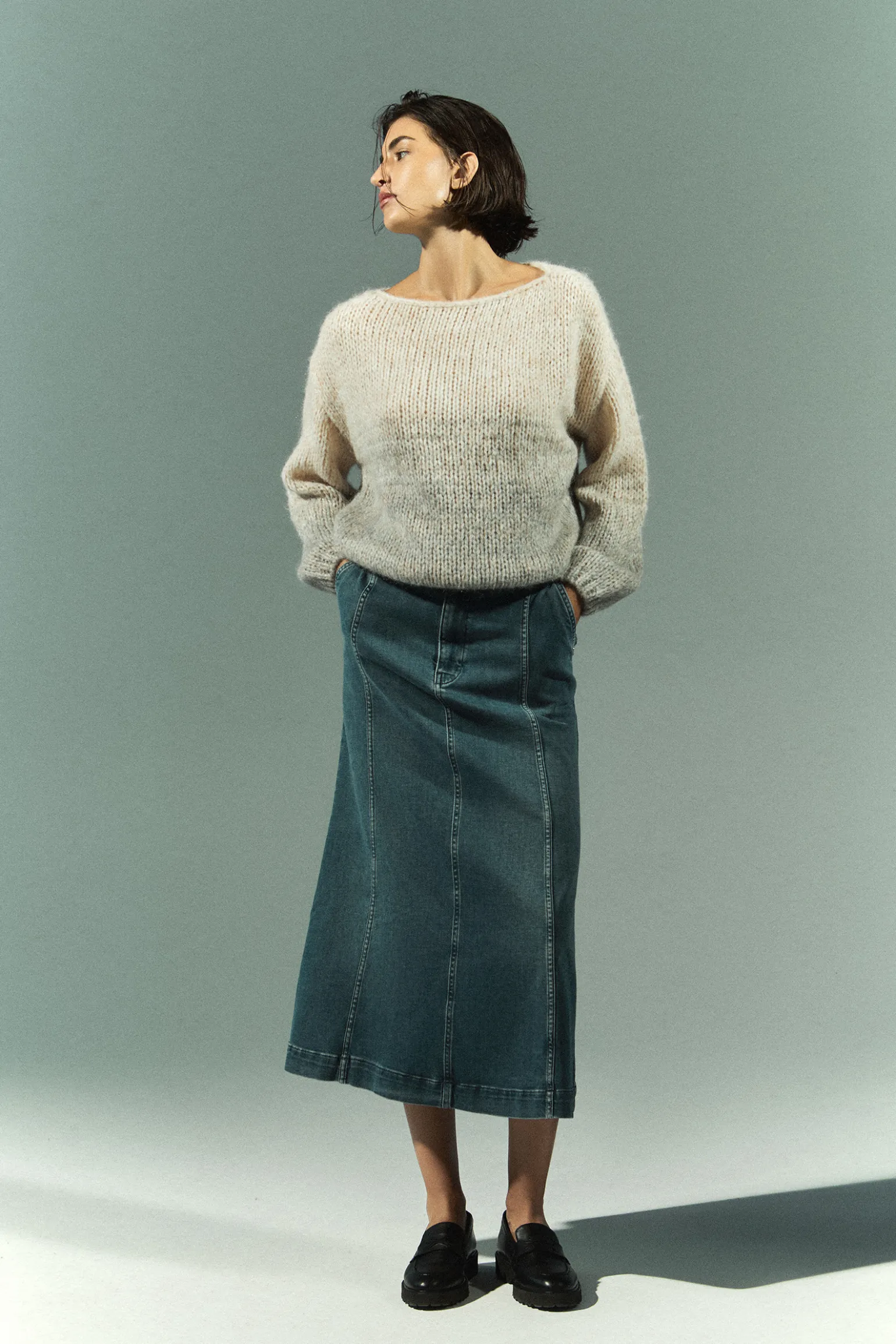 Pull van mohair en alpacawol
