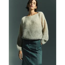 Pull van mohair en alpacawol