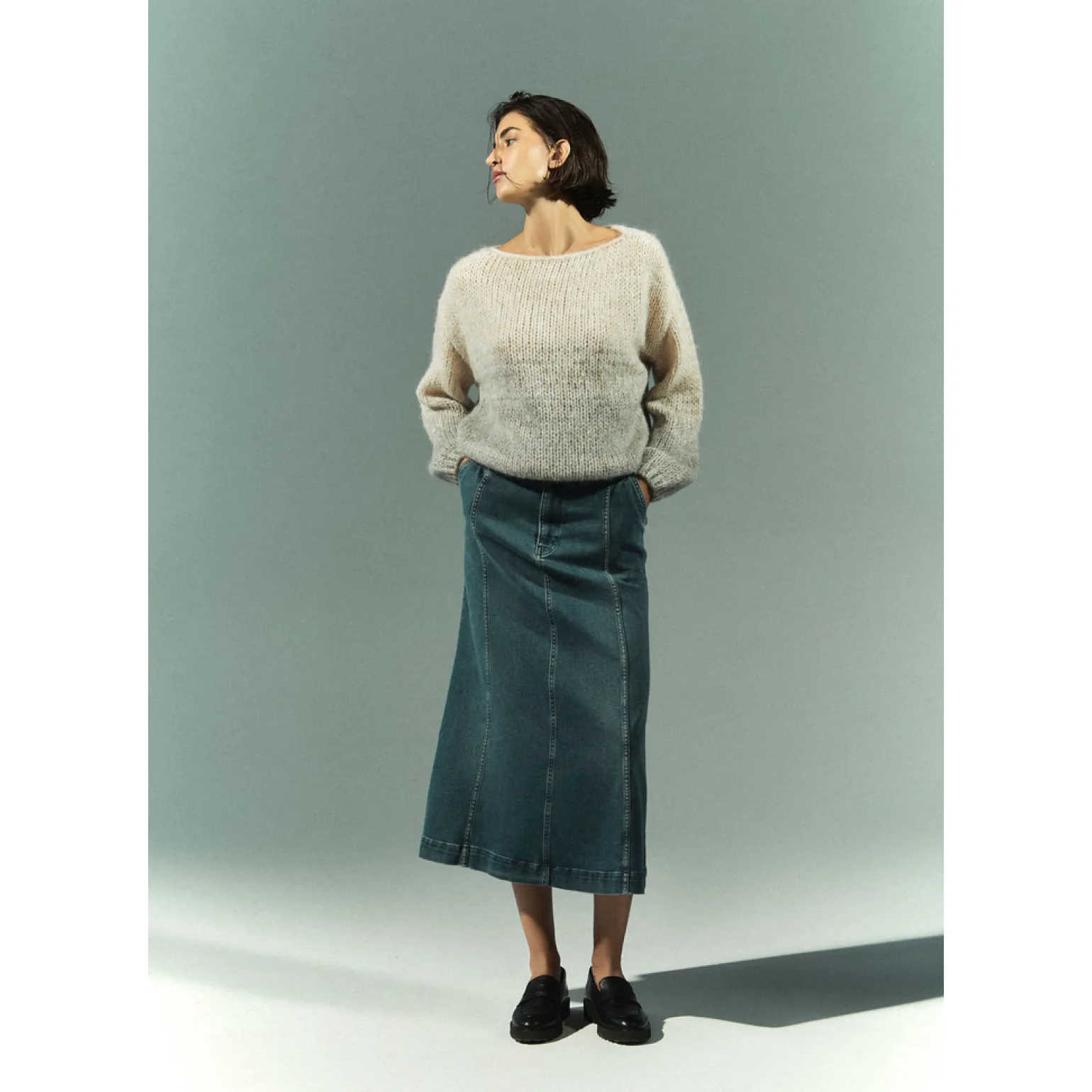 Pull van mohair en alpacawol
