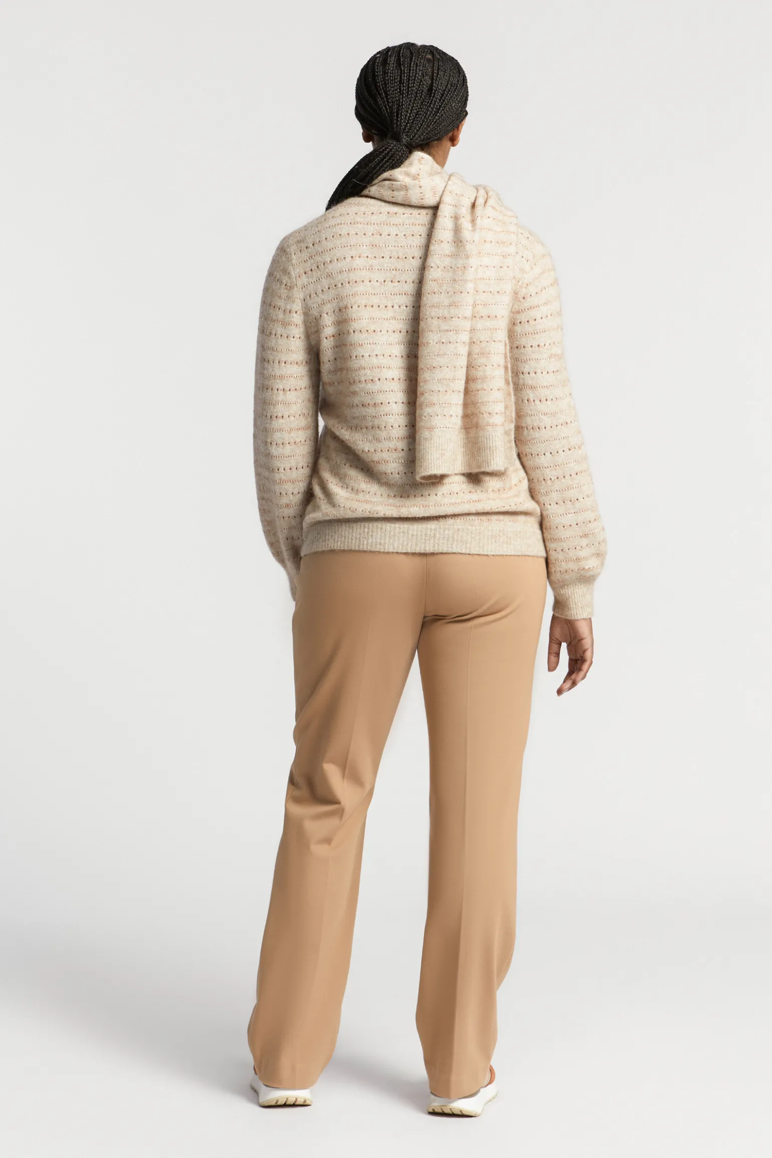 Pull van wolmix met lurex