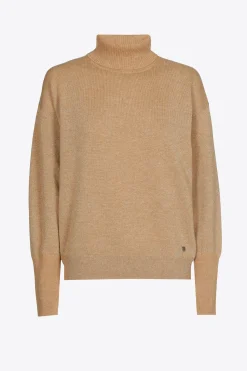 Pull van wolmix met rolnek