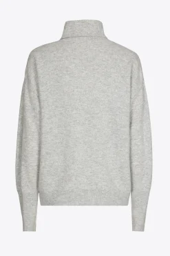 Pull van wolmix met rolnek