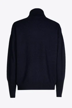 Pull van wolmix met rolnek
