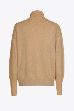 Pull van wolmix met rolnek
