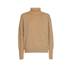 Pull van wolmix met rolnek