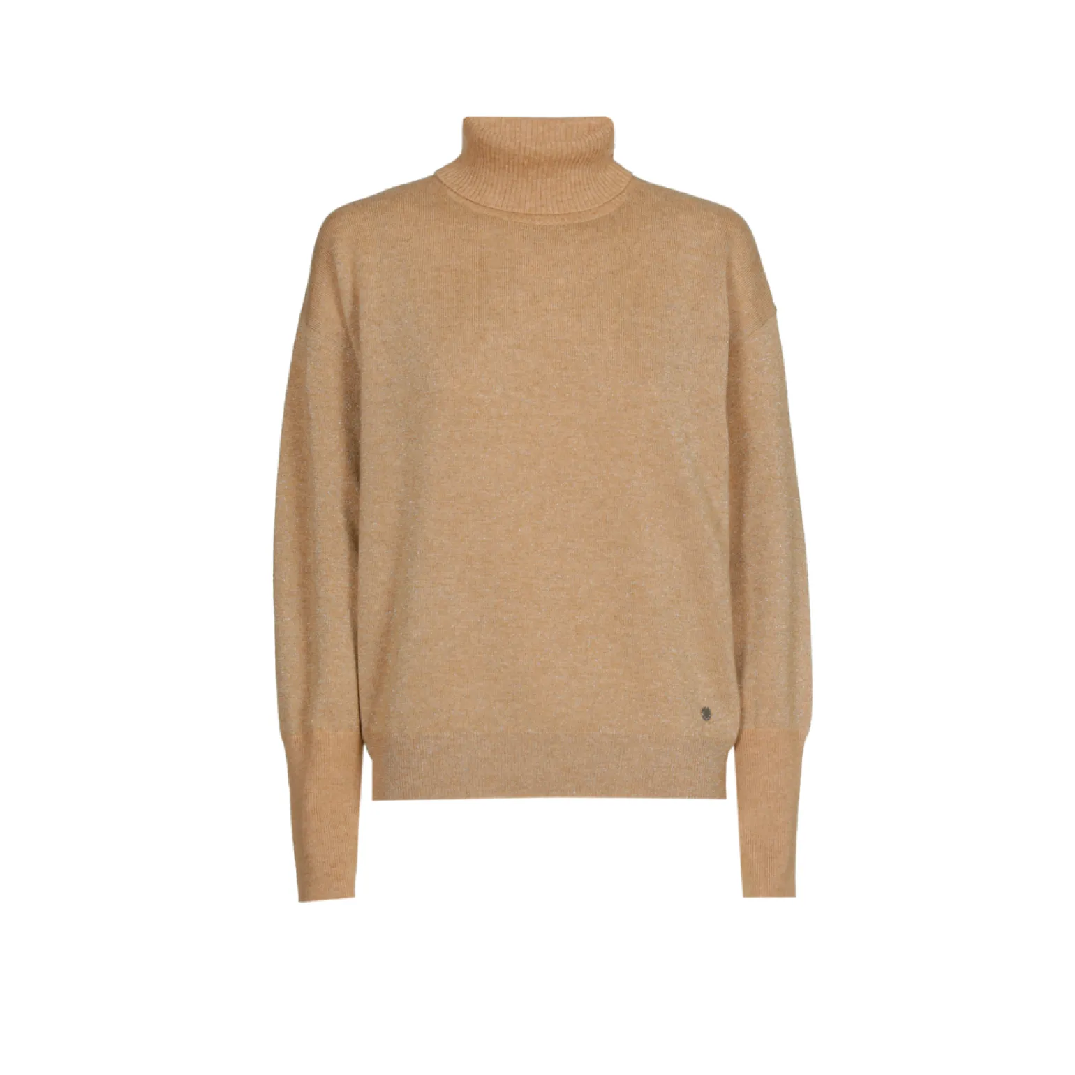 Pull van wolmix met rolnek