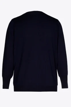 Pull van zijde en katoen