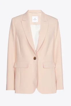 Rechte blazer met reverskraag