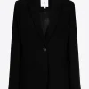 Rechte blazer met reverskraag