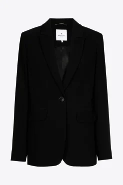 Rechte blazer met reverskraag