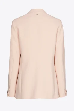 Rechte blazer met reverskraag