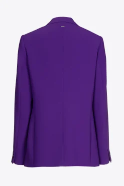 Rechte blazer met reverskraag
