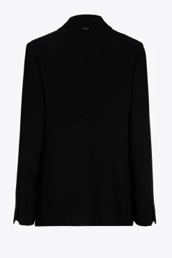 Rechte blazer met reverskraag