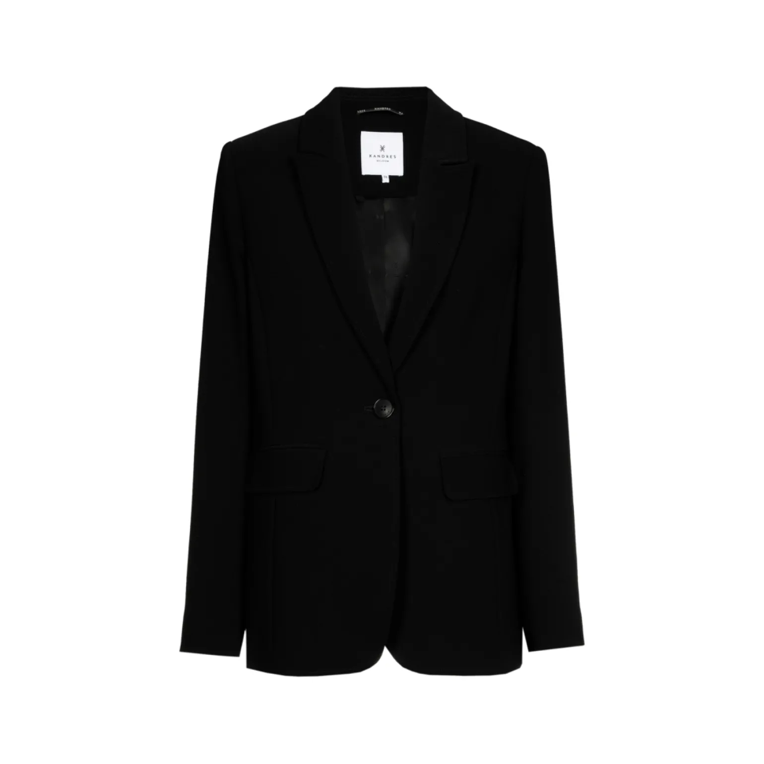 Rechte blazer met reverskraag