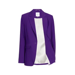 Rechte blazer met reverskraag