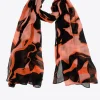Sjaal met bloemenprint