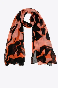 Sjaal met bloemenprint