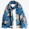 Sjaal met bloemenprint