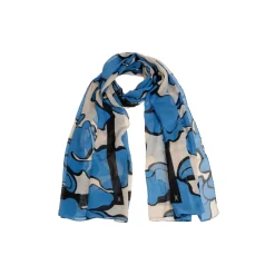 Sjaal met bloemenprint