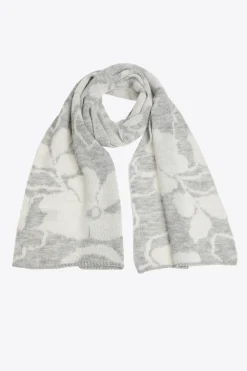 Sjaal met jacquard knit