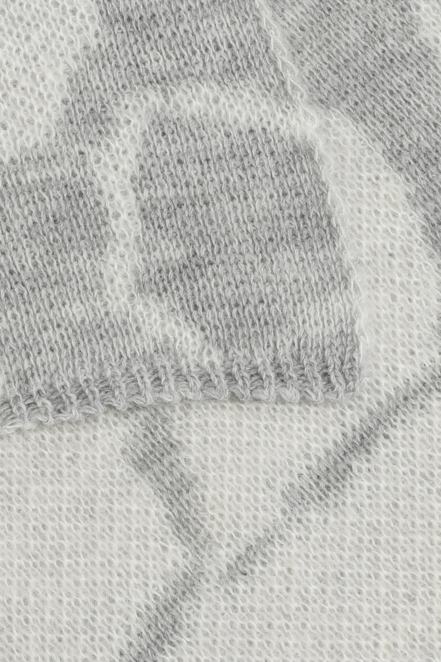 Sjaal met jacquard knit
