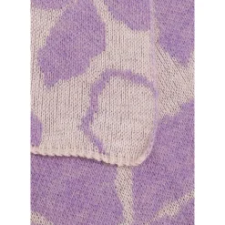 Sjaal met jacquard knit