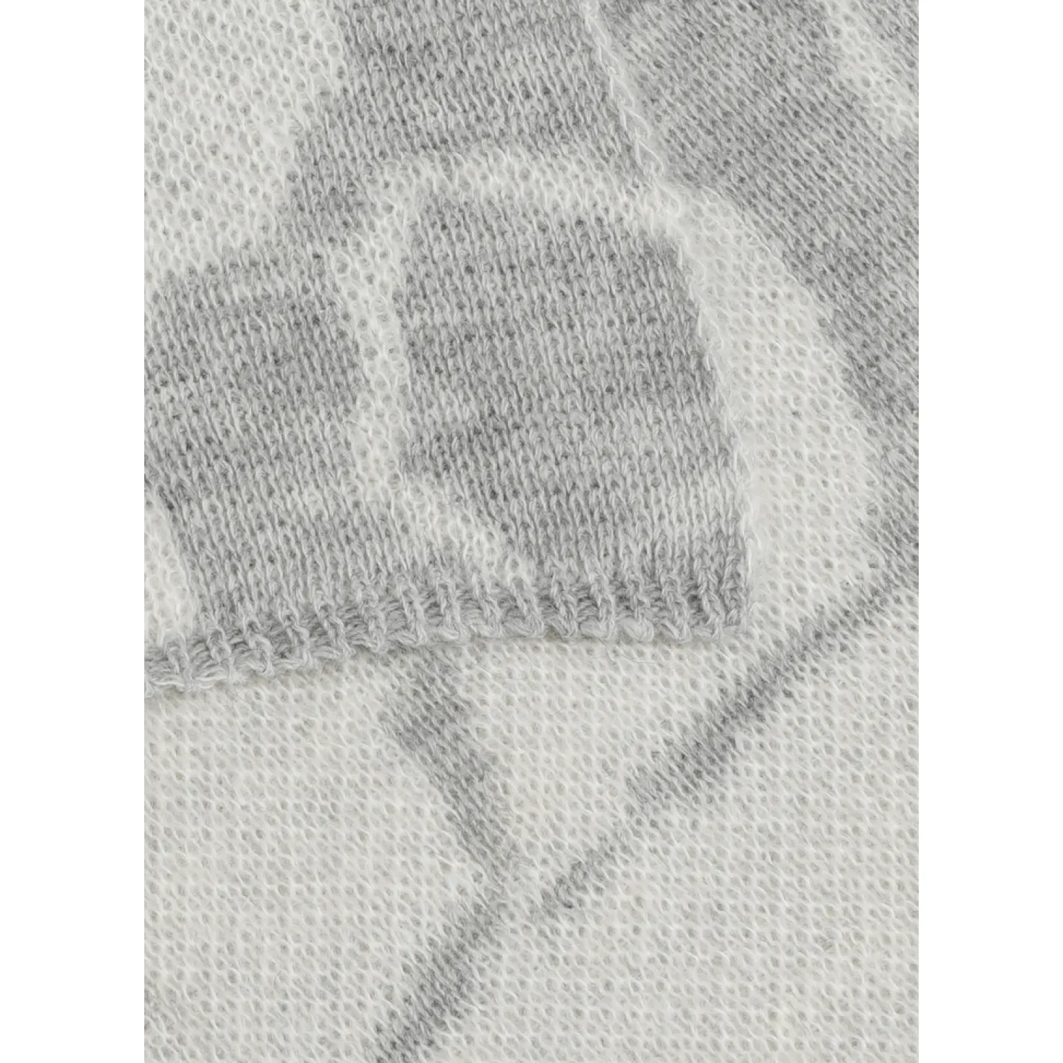 Sjaal met jacquard knit