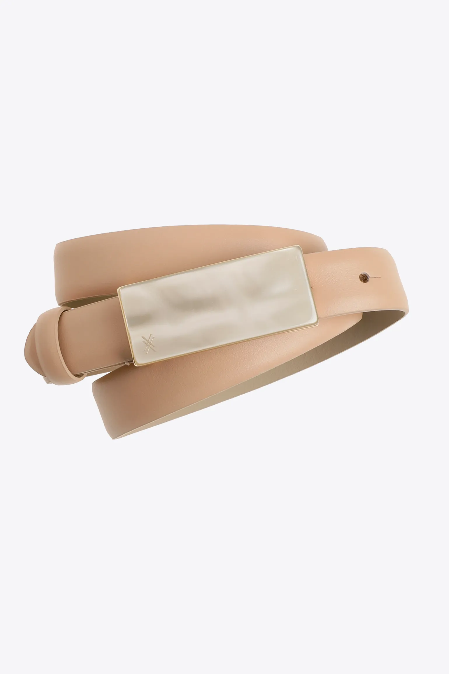 Smalle lederen riem