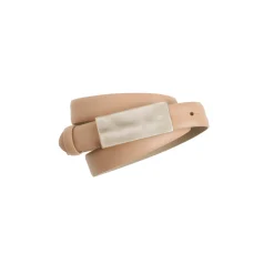 Smalle lederen riem