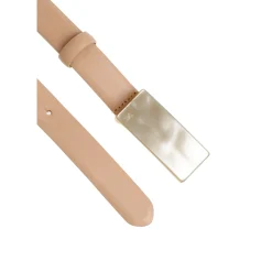 Smalle lederen riem
