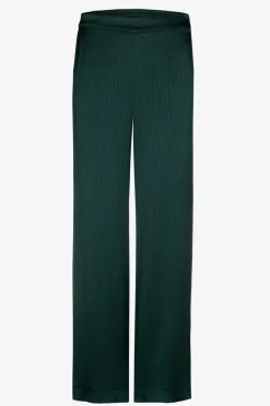 Soepele broek met rechte pijpen