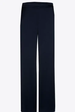 Soepele broek met rechte pijpen