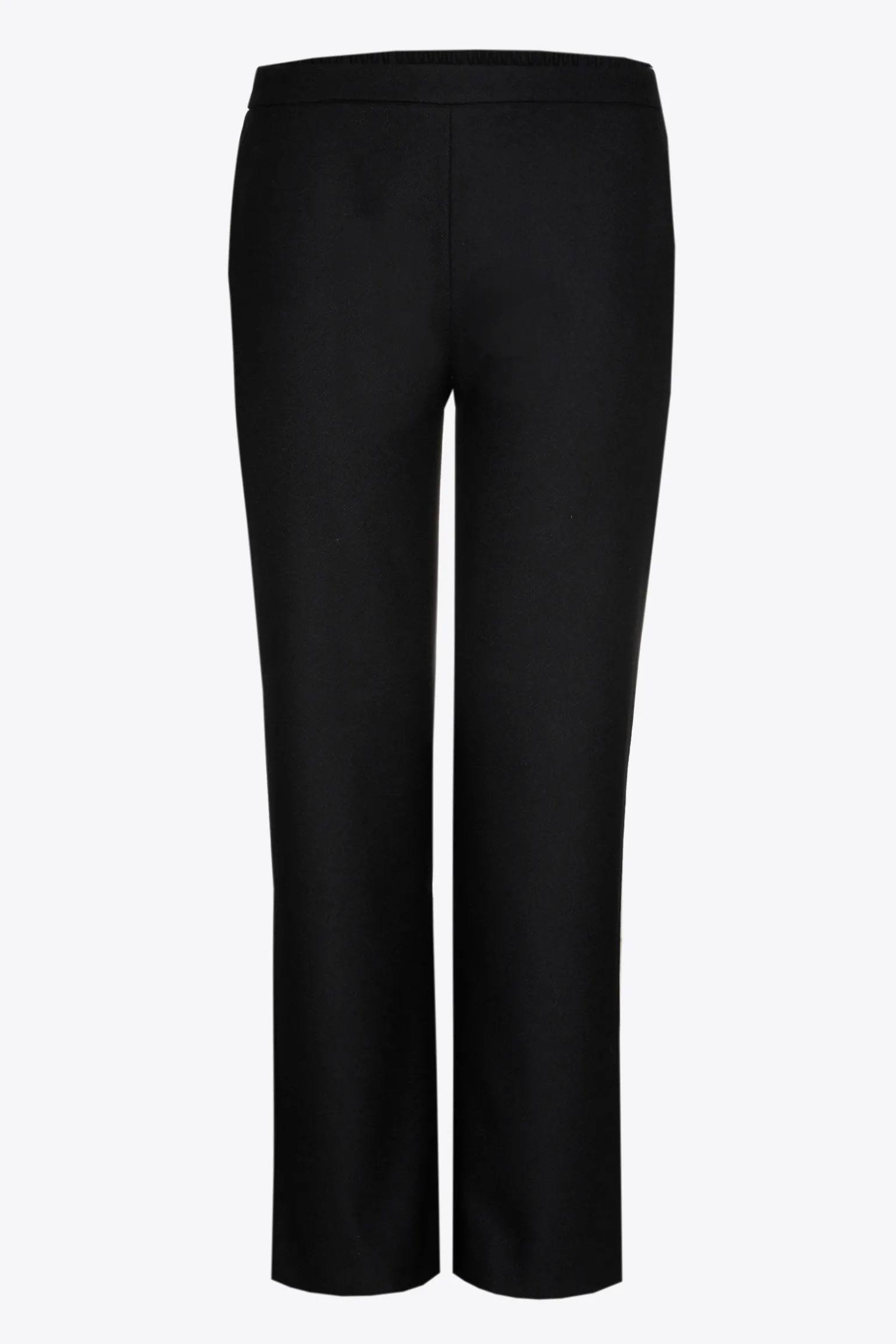 Soepele broek met rechte pijpen