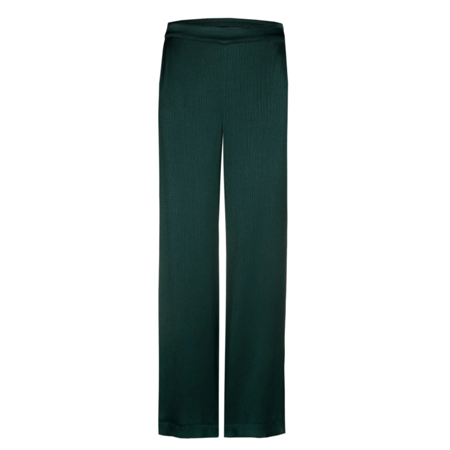 Soepele broek met rechte pijpen