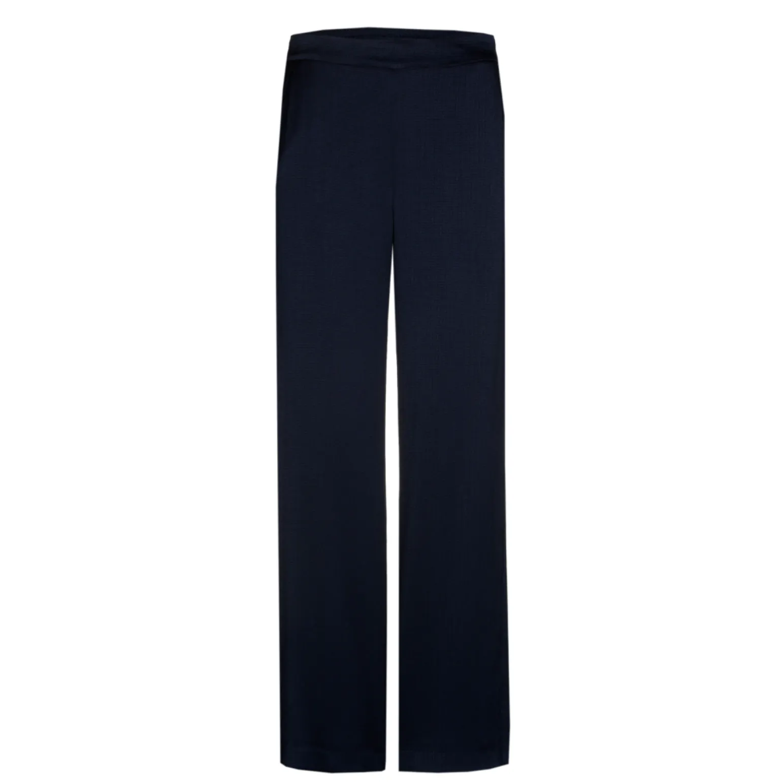 Soepele broek met rechte pijpen