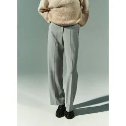 Stijlvolle pantalon met wijde pijpen