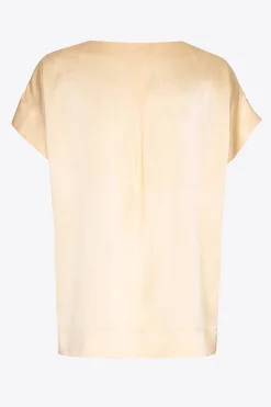 Tijdloze blouse met satijnlook