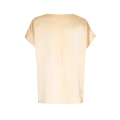 Tijdloze blouse met satijnlook