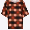 Top met blurred print